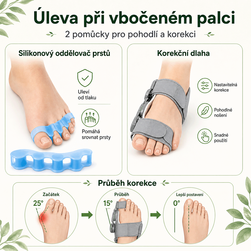 Výhodná rehabilitačná kúra na hallux valgus